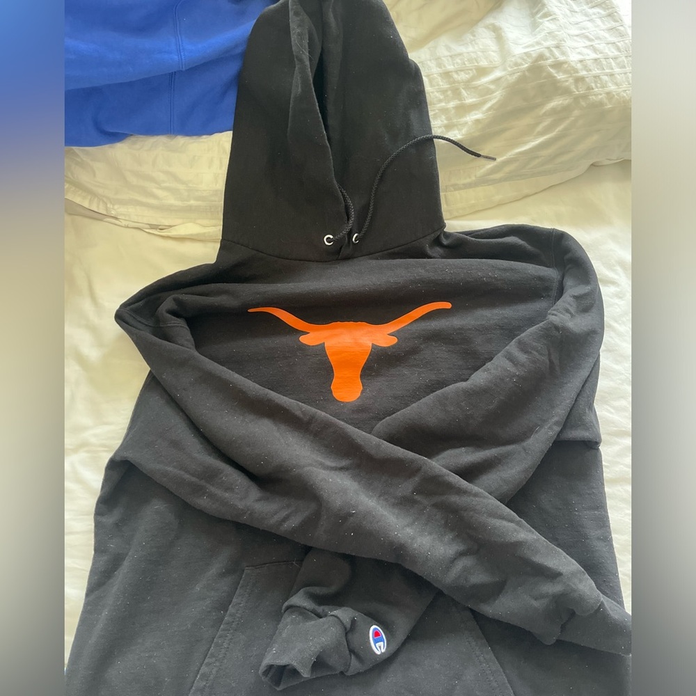 Texas longhorns black Champion sweatshirt